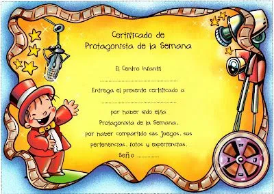 Diplomas infantiles picasa - Imagui