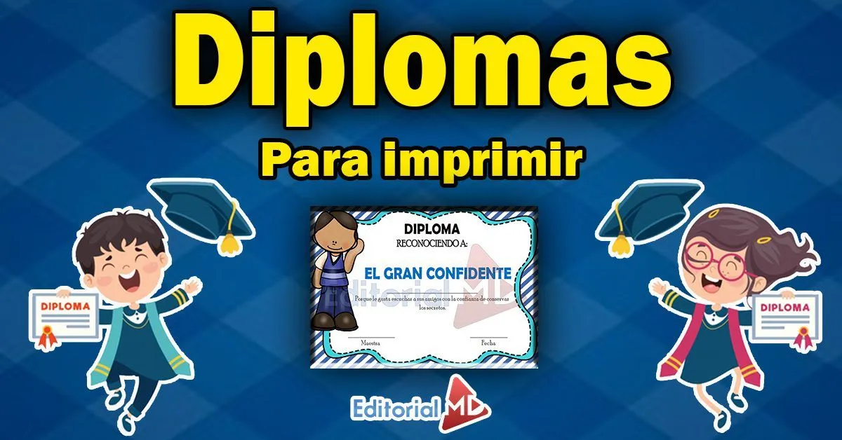 Diplomas Para Niños de Preescolar y Primaria (Para Imprimir) Diplomas Para Niños de Preescolar y Primaria (Para Imprimir)