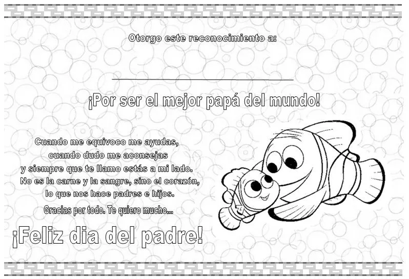 Hacer diploma dia del padre - Imagui