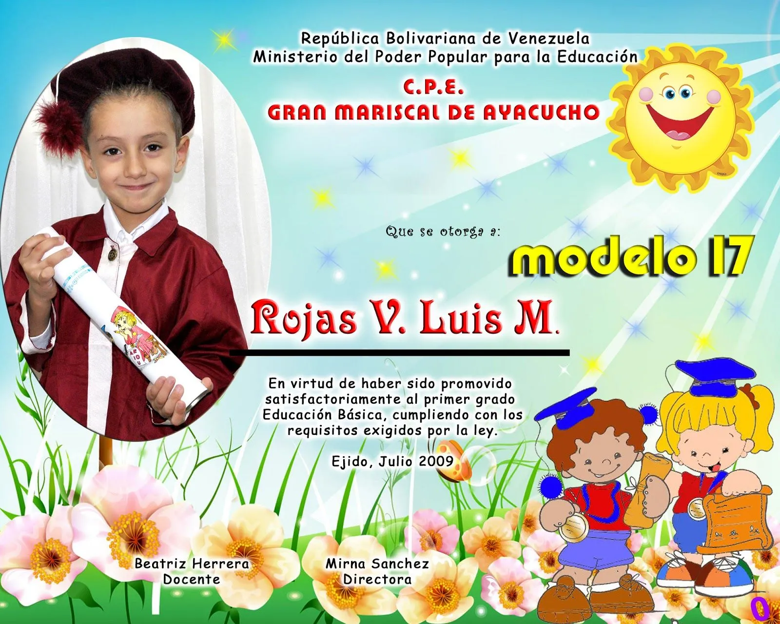 Diplomas Preescolar | Fotografia y Diseño