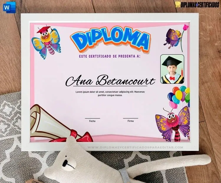 Diplomas para Preescolar y Primaria Editables en Word Gratis Diplomas para Preescolar y Primaria Editables en Word Gratis