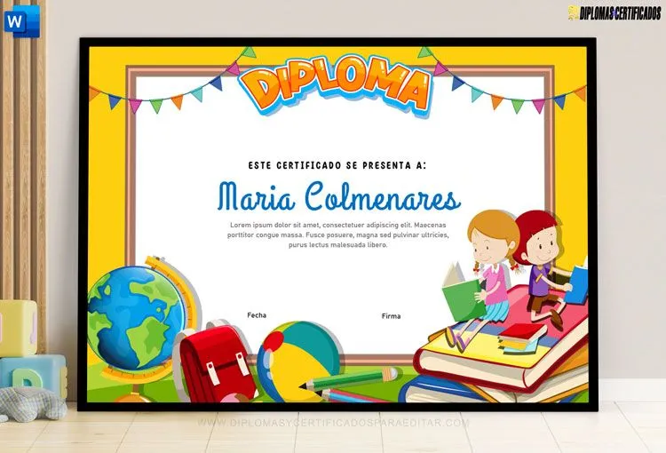 Diplomas para Preescolar y Primaria Editables en Word Gratis Diplomas para Preescolar y Primaria Editables en Word Gratis
