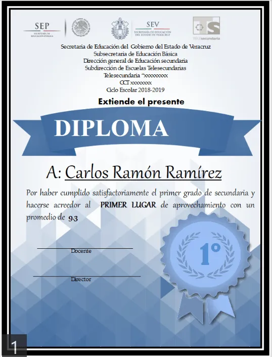 Diplomas y reconocimientos editables para power point. – Telesecundarias Veracruzanas Diplomas y reconocimientos editables para power point. – Telesecundarias Veracruzanas