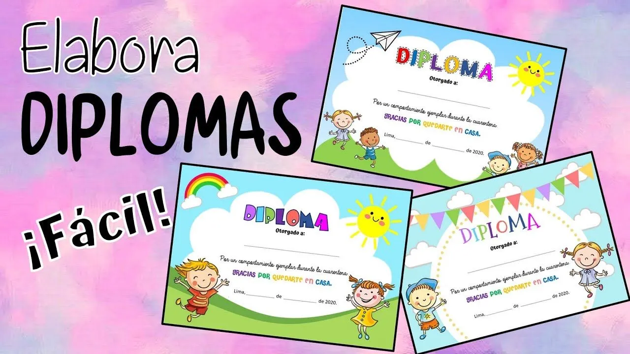 Cómo hacer DIPLOMAS o reconocimientos en POWER POINT | - YouTube