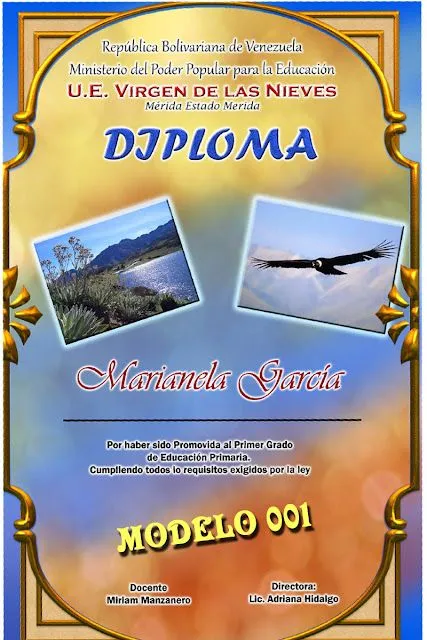 Diplomas Sexto Grado | Fotografia y Diseño