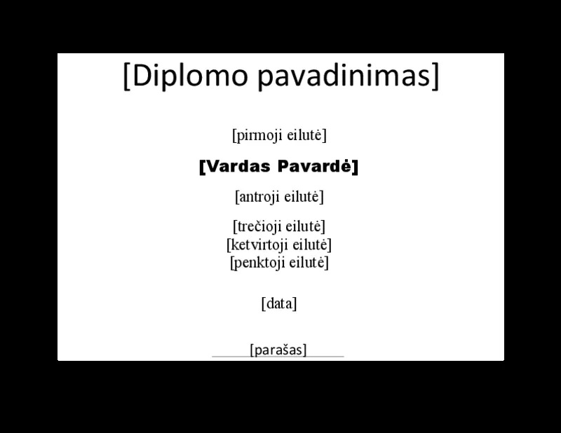 Diplomas - tuščia forma - šablonas, forma, pavyzdys, dokumentas ... Diplomas - tuščia forma - šablonas, forma, pavyzdys, dokumentas ...