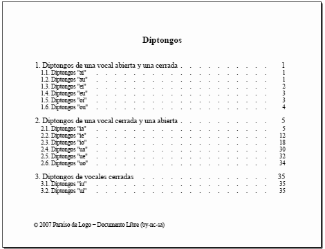 Palabras con diptongos, triptongos, hiatos
