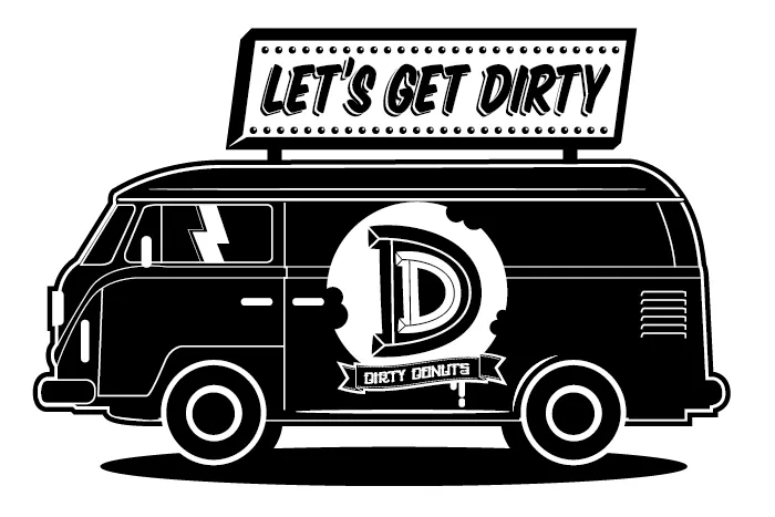 dirtydonuts: Dirty Donuts Vector on VW Kombi dirtydonuts: Dirty Donuts Vector on VW Kombi