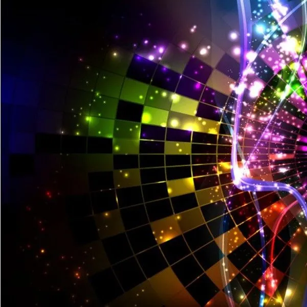 Disco Lights Abstract Vector Background - free download Disco Lights Abstract Vector Background - free download