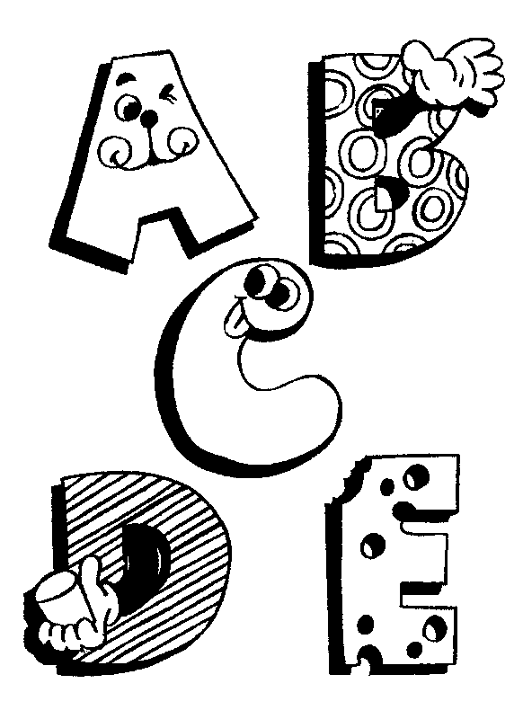 DISEGNI ALFABETO IRONICO, disegni per bambini da stampare e ... DISEGNI ALFABETO IRONICO, disegni per bambini da stampare e ...
