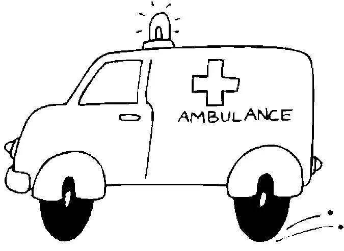 DISEGNI AMBULANZE 2, disegni per bambini da stampare e colorare ...