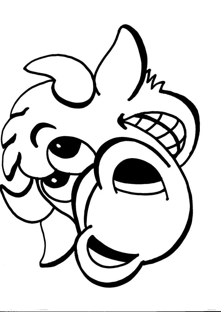 disegni animali della fattoria da colorare:mucca,toro..disegno ...
