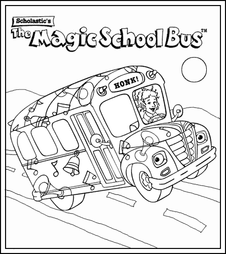 DISEGNI BUS MAGICO, disegni per bambini da stampare e colorare, by ... DISEGNI BUS MAGICO, disegni per bambini da stampare e colorare, by ...