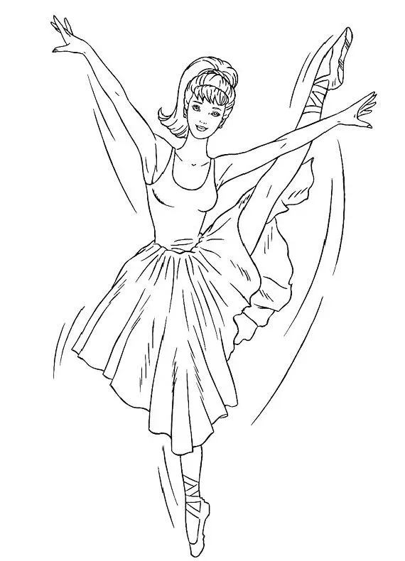 Disegni da Colorare di Barbie