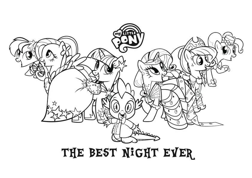Disegni da Colorare di My Little Pony - L'Amicizia è Magica ... Disegni da Colorare di My Little Pony - L'Amicizia è Magica ...