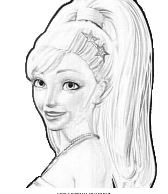 Disegni da colorare e stampare di barbie - Pronto Giocondo