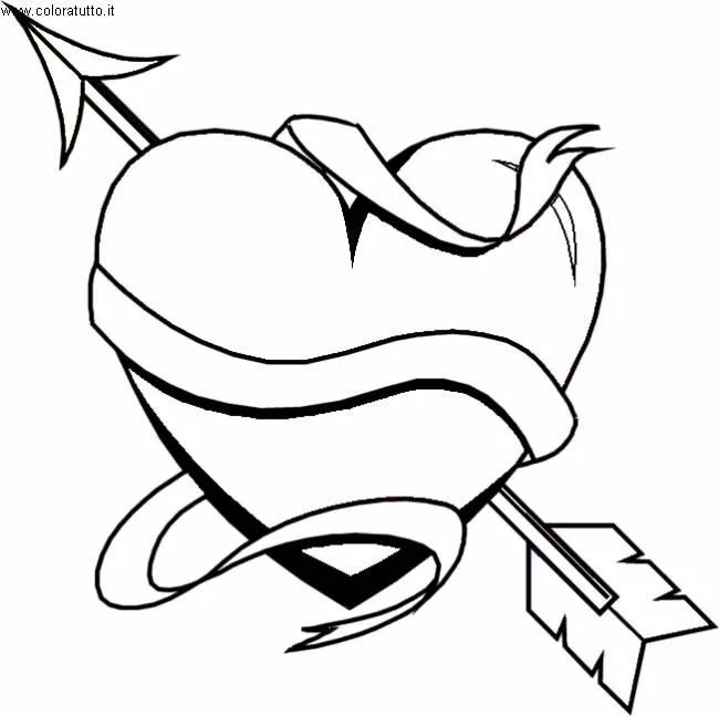 DISEGNI CUORI 6, disegni per bambini da stampare e colorare, by ...
