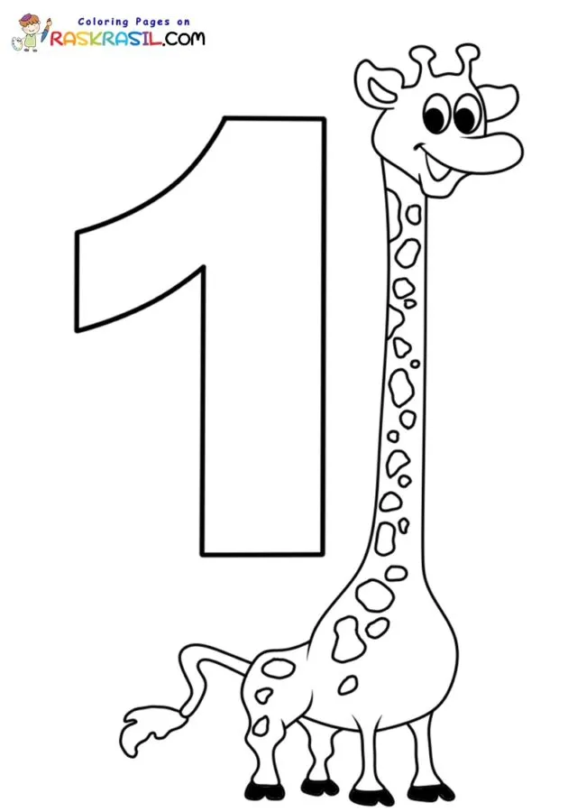 Disegni di Numeri da Colorare