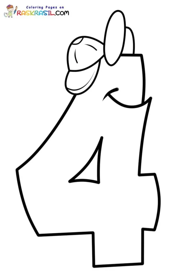 Disegni di Numeri da Colorare