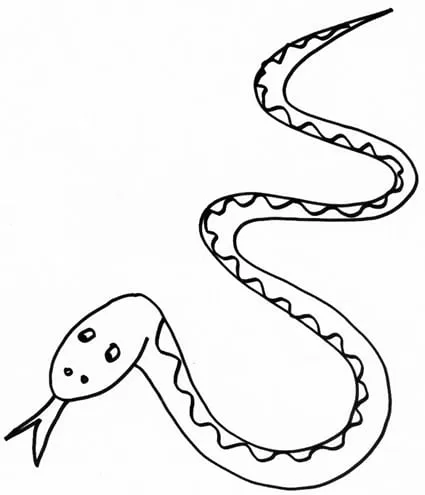 Disegni di serpenti - Cose Per Crescere