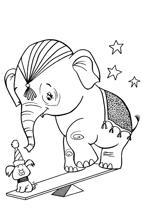 DISEGNI ELEFANTI, disegni per bambini da stampare e colorare, by ... DISEGNI ELEFANTI, disegni per bambini da stampare e colorare, by ...
