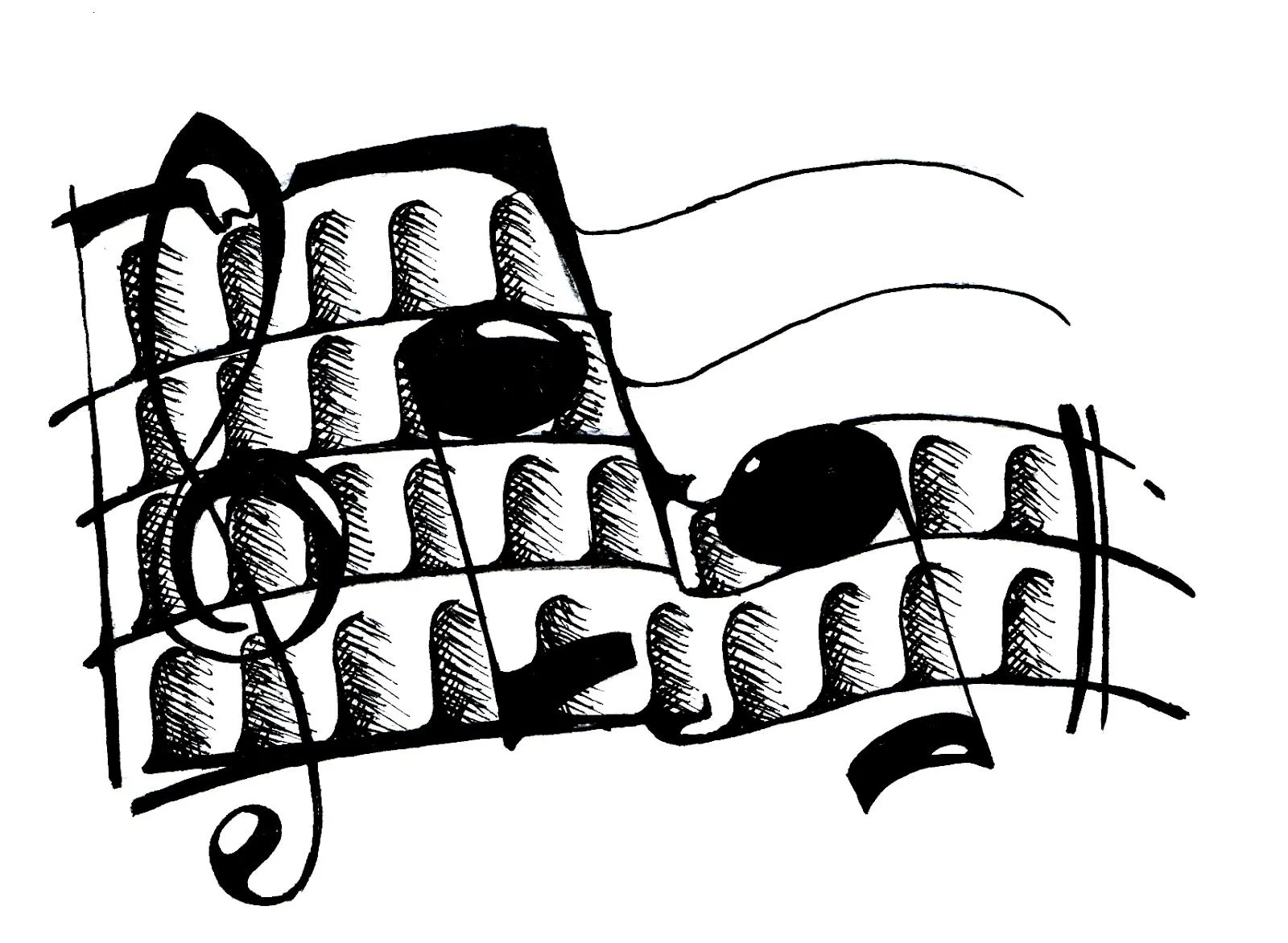 Disegni note musicali da colorare - Disegni da colorare - IMAGIXS