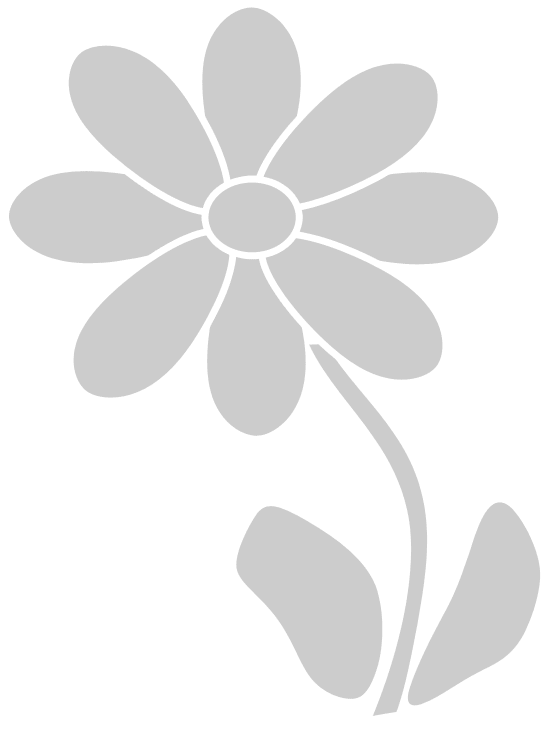 Stencil floreale, margherita | Donna e Casa Stencil floreale, margherita | Donna e Casa