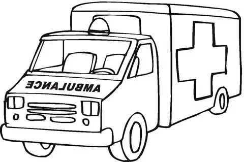 Disegno di Ambulanza da colorare | Disegni da colorare e stampare ...