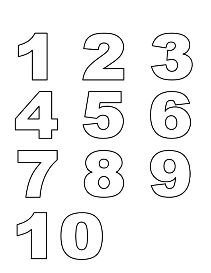 disegno di Numeri da colorare | Numbers preschool, Preschool printables, Numbers 1 10 disegno di Numeri da colorare | Numbers preschool, Preschool printables, Numbers 1 10