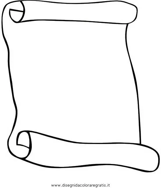 Disegno pergamena_3: misti da colorare