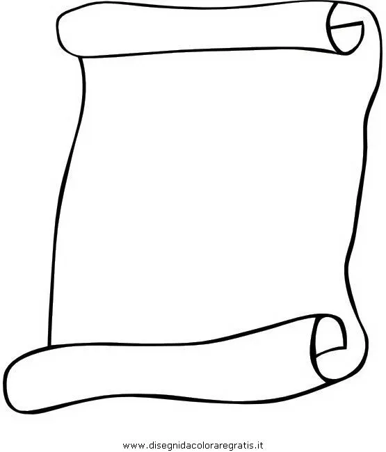 Disegno pergamena_6: misti da colorare