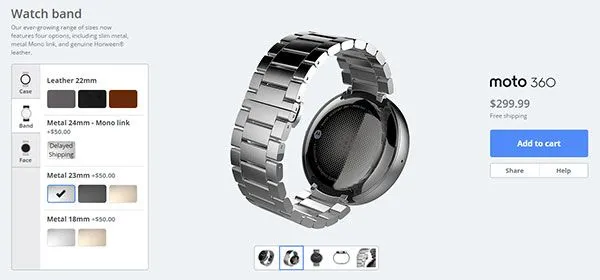 Diseña el Moto 360 a tu gusto con Motorola Moto Maker - tusequipos.com