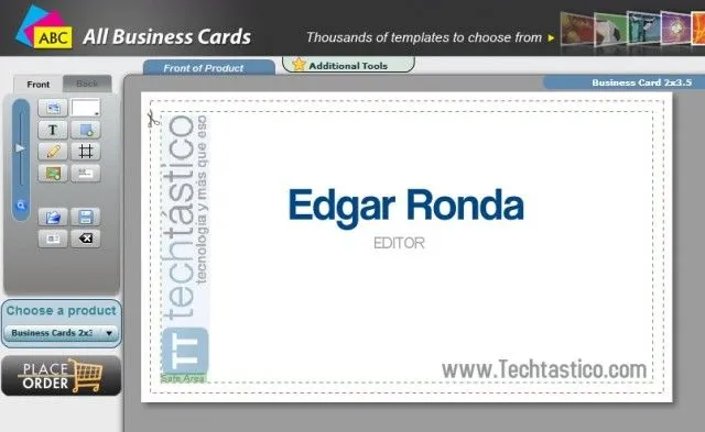 Diseña tus tarjetas de presentación con AllBusinessCards.com