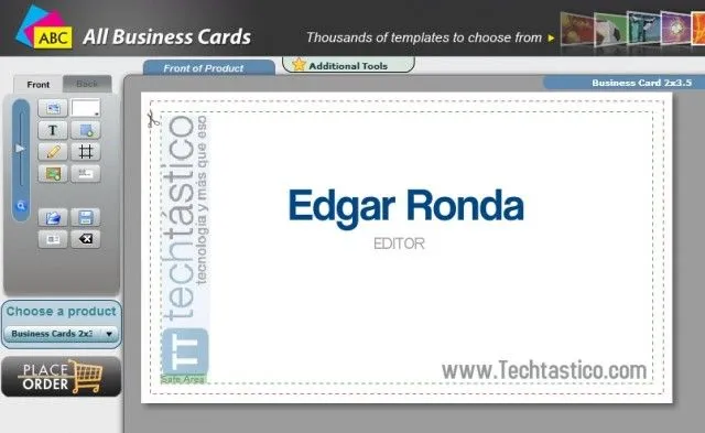 Diseña tus tarjetas de presentación con AllBusinessCards.com Diseña tus tarjetas de presentación con AllBusinessCards.com