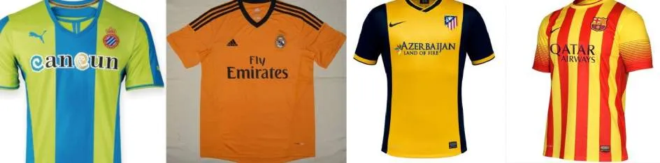 Los diseñadores de camisetas de fútbol apuestan por los colores ...