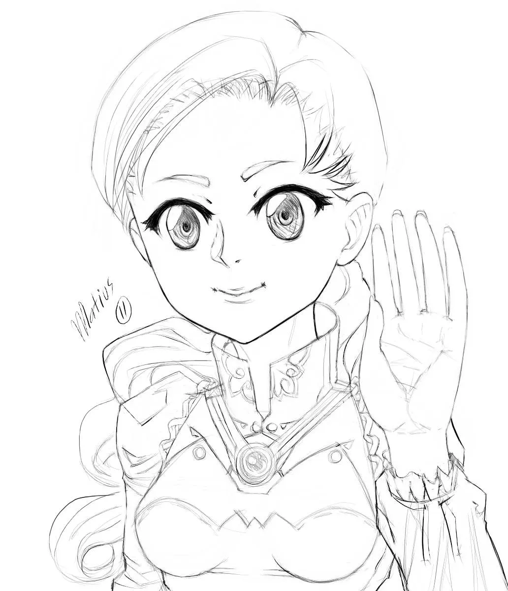 Diseñando y entintando digitalmente otro personaje estilo manga ... Diseñando y entintando digitalmente otro personaje estilo manga ...