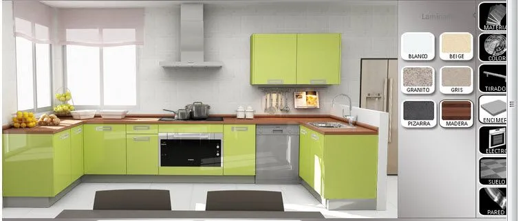 Diseñar cocina, hacer los planos y elegir estilos y colores ...