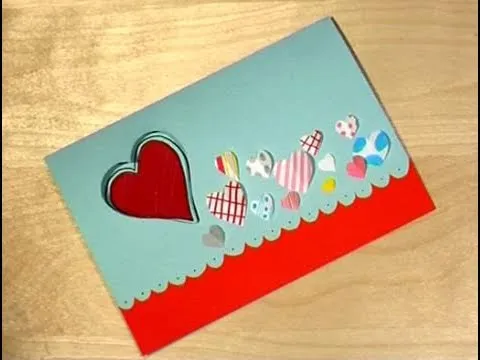 Cómo diseñar una tarjeta de San Valentín - YouTube