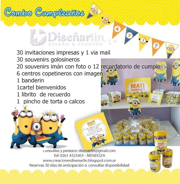 diseñarlin mendoza. Invitaciones y Souvenirs originales, y ...