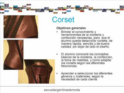 Diseño y armado de corset - YouTube