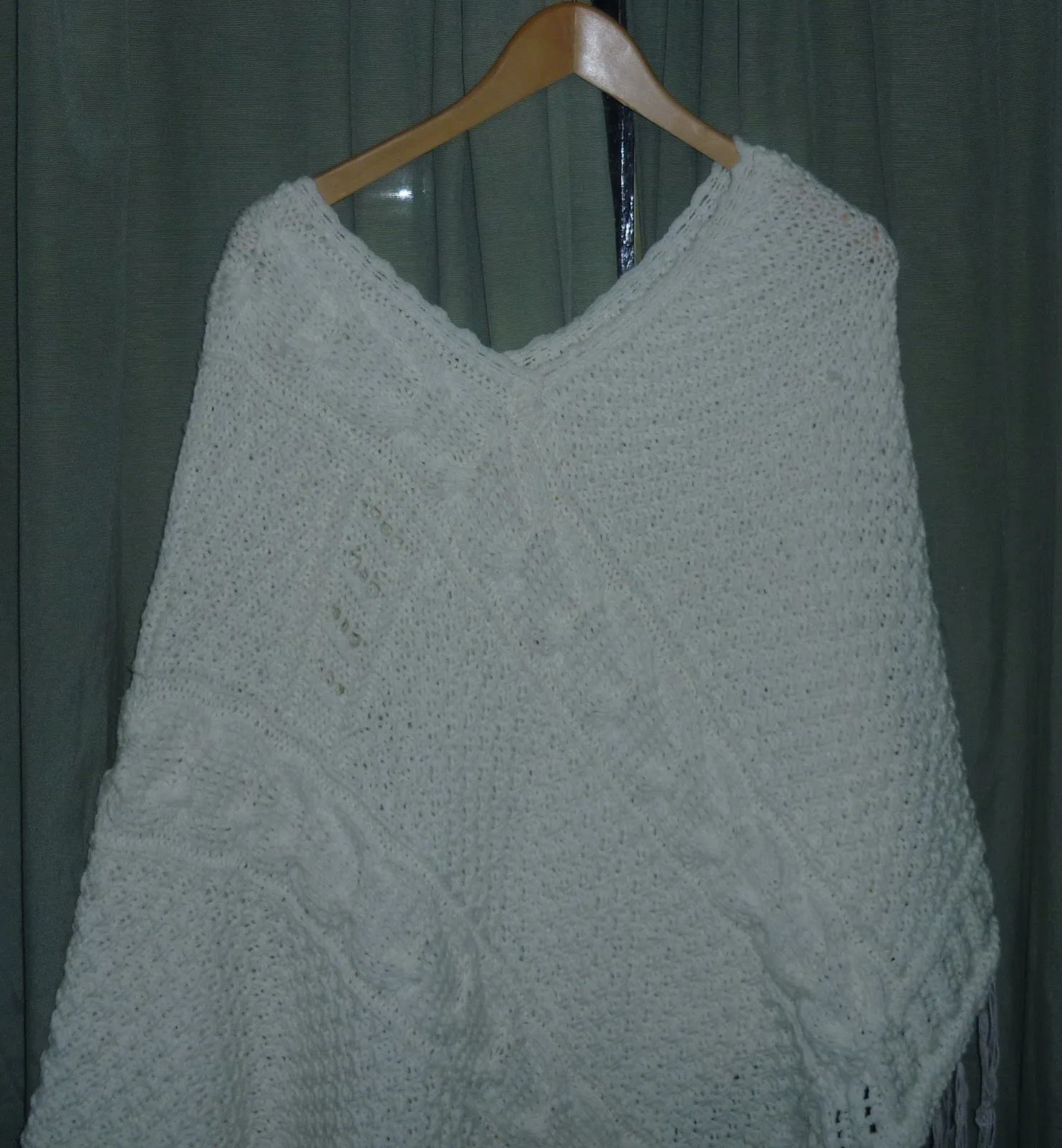Poncho con trenzas - Imagui