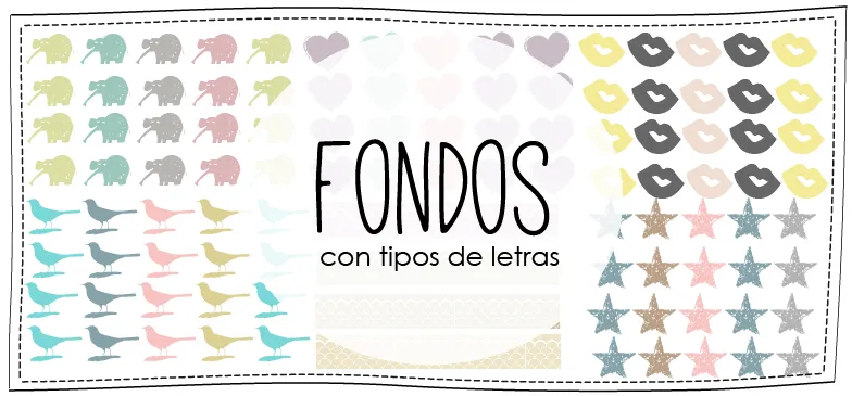 Diseño de blogs: Fondos para blogs hechos con tipos de letra