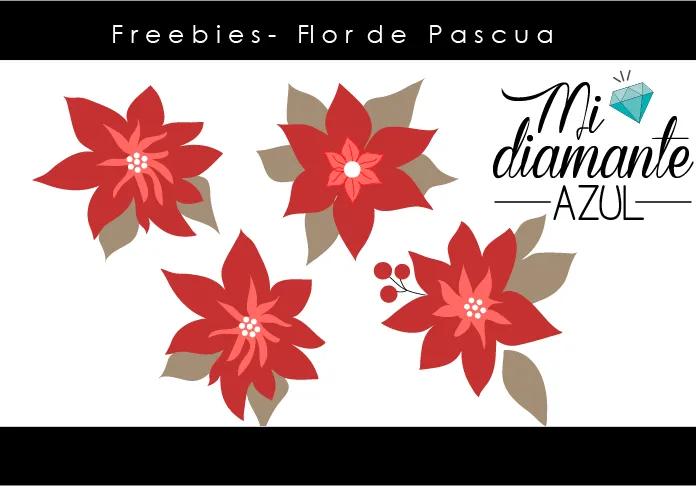 Diseño de blogs: Recursos navideños - Flor de pascua Diseño de blogs: Recursos navideños - Flor de pascua