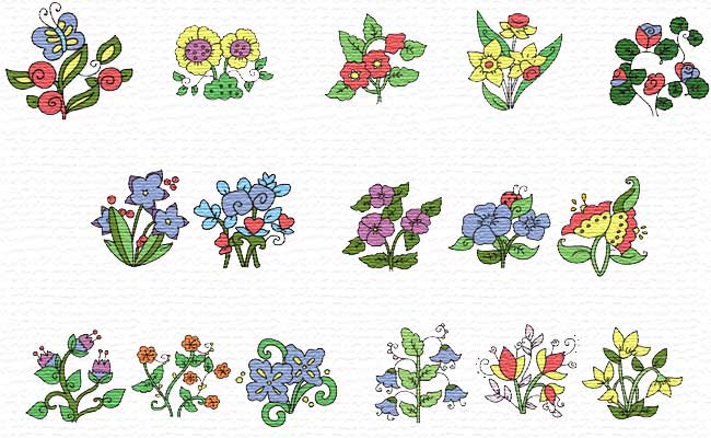 Diseños para bordar a maquina gratis - Imagui