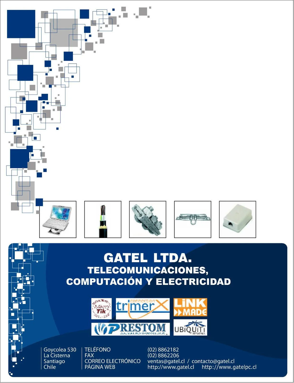 DISEÑO DE CARPETA PARA EMPRESA DE TELECOMUNICACIONES "GATEL ... DISEÑO DE CARPETA PARA EMPRESA DE TELECOMUNICACIONES "GATEL ...