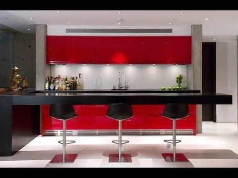 Diseño de cocinas modernas con islas flotantes - YouTube