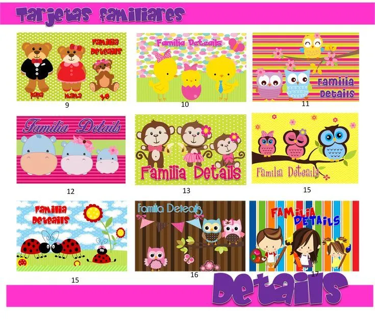 diseño y creación de tarjetas de presentación familiares http ... diseño y creación de tarjetas de presentación familiares http ...
