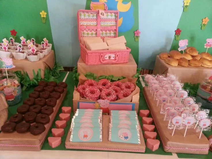 Diseño y decoración de eventos # sevilla # cumpleaños Pepa pig III ...