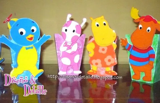 Diseño y Detalle: Sorpresas infantiles de los Backyardigans Diseño y Detalle: Sorpresas infantiles de los Backyardigans