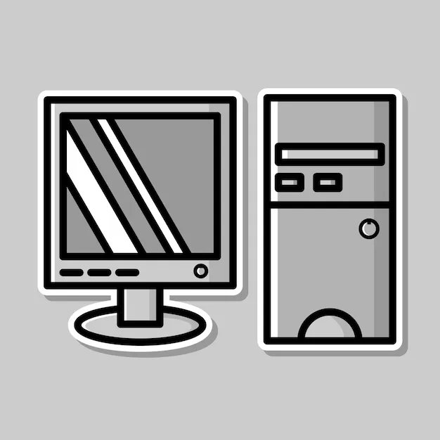 Diseño de dibujos animados de computadora | Vector Premium Diseño de dibujos animados de computadora | Vector Premium